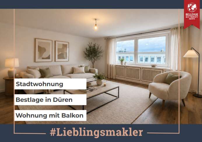 Etagenwohnung Düren - 2.5 Zimmer, 90 m&sup2;, 700&euro; | Angebot:26411017