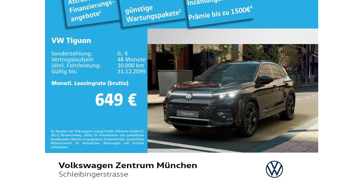 VW Tiguan 3.000 km 54.980 &euro; München 81669