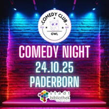 Comedy Club OWL - Comedy Night Paderborn 24.10.2025 Stadtbibliothek Paderborn