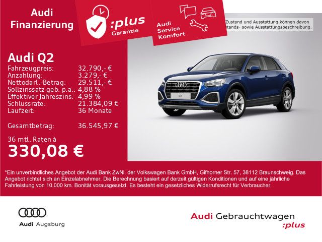 Audi Q2 6.000 km 32.380 &euro; Gersthofen 86368