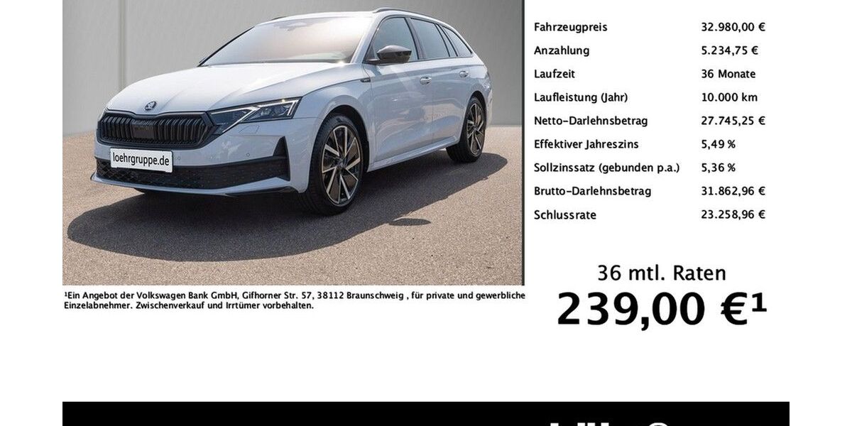 Skoda Octavia 7.952 km 31.980 &euro; Trier 54292