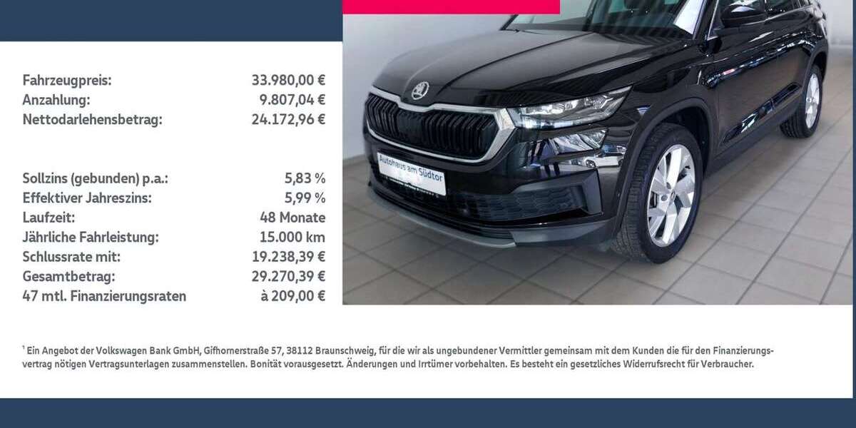 Skoda Kodiaq 44.906 km 33.980 &euro; Rietberg 33397