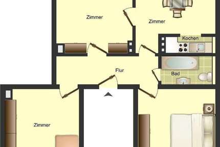 Wohnung zum Mieten in Solingen 689 € 70.04 m²