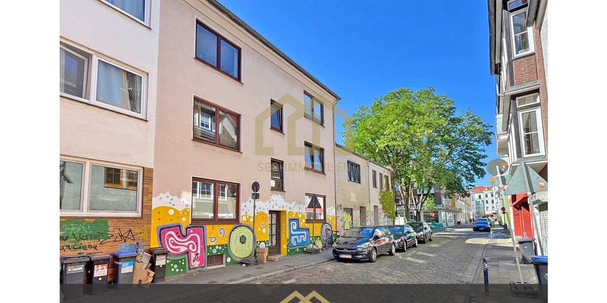 Steintor: MFH mit 8 Apartments 2 Terrassen + 3 Balkonen + Dachterrasse mit einem Faktor von 17 - Mehrfamilienhaus, Wohnhaus Bremen Östliche Vorstadt | Angebot:26822591