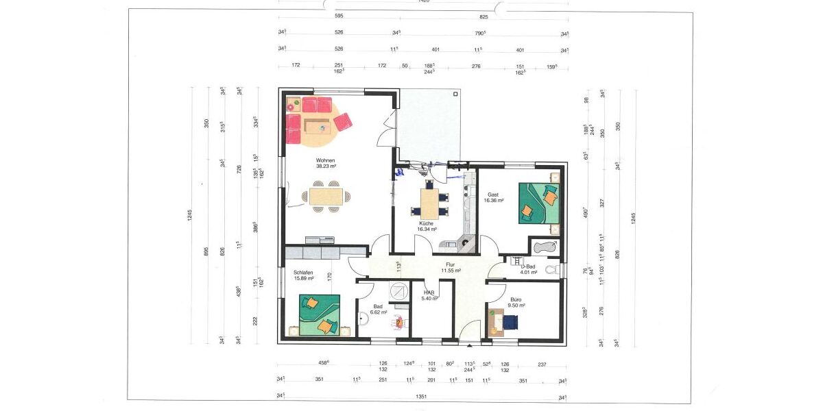 Provisionsfrei* Freistehendes Einfamilienhaus mit Doppelgarage (Bungalow Bj. 2012) in Bad Bevensen - Bungalow Bad Bevensen Sasendorf | Angebot:26233159