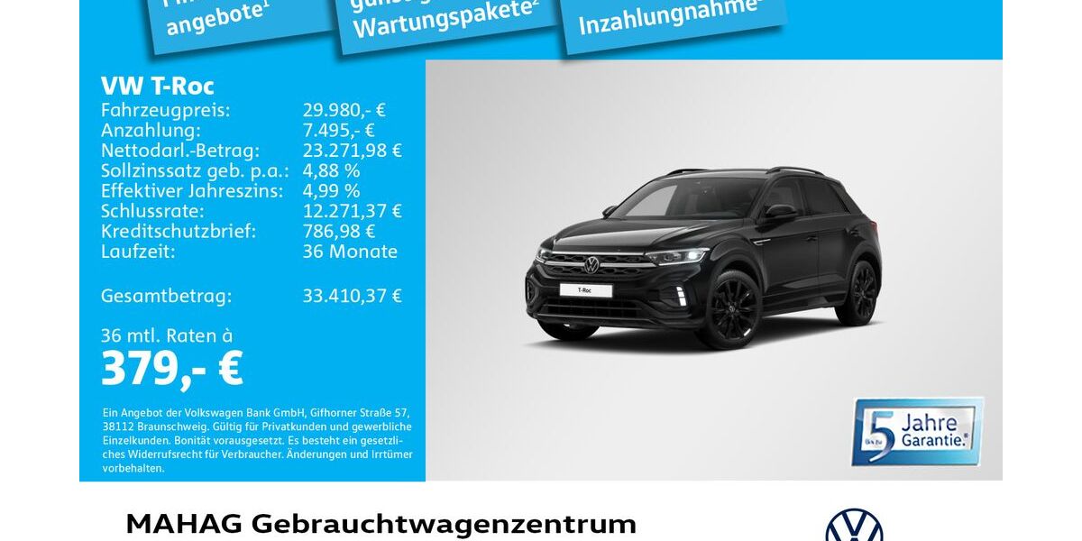 VW T-Roc 28.913 km 29.980 &euro; München 80935