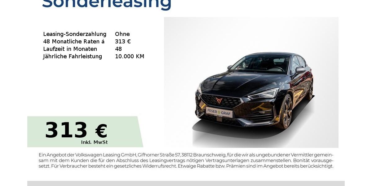 Cupra Leon 15.569 km 26.950 &euro; Bernburg 06406