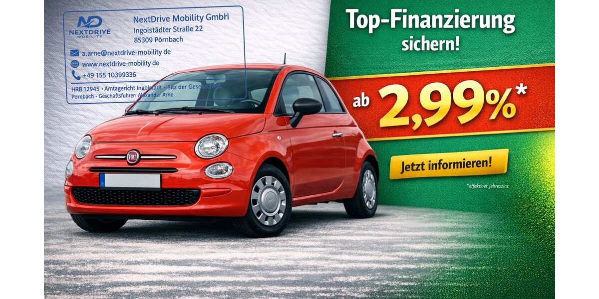 Fiat 500 20.608 km 10.780 &euro; Pörnbach 85309
