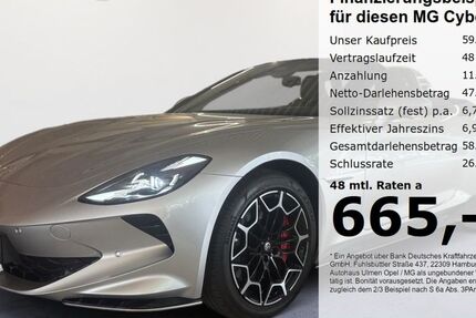 MG Cyberster 3.479 km 59.899 &euro; Düsseldorf 40231