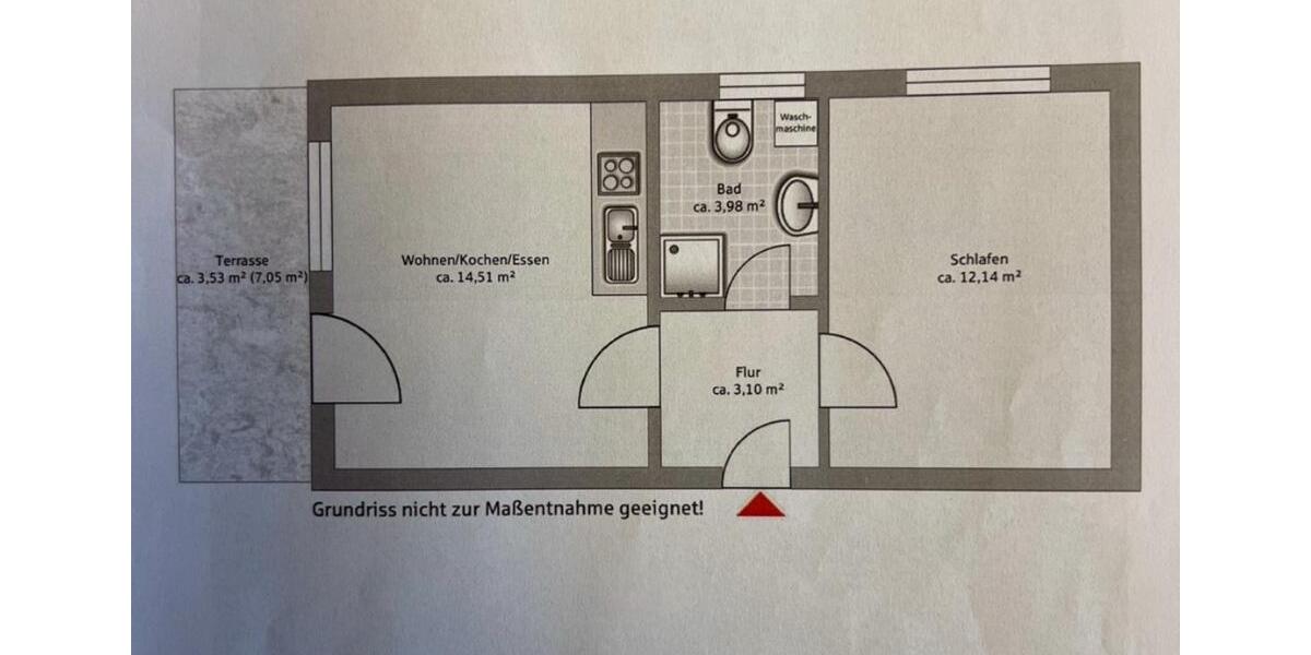 Erdgeschoßwohnung Bodenmais - 2 Zimmer, 40 m&sup2;, 98.000&euro; | Angebot:25223126