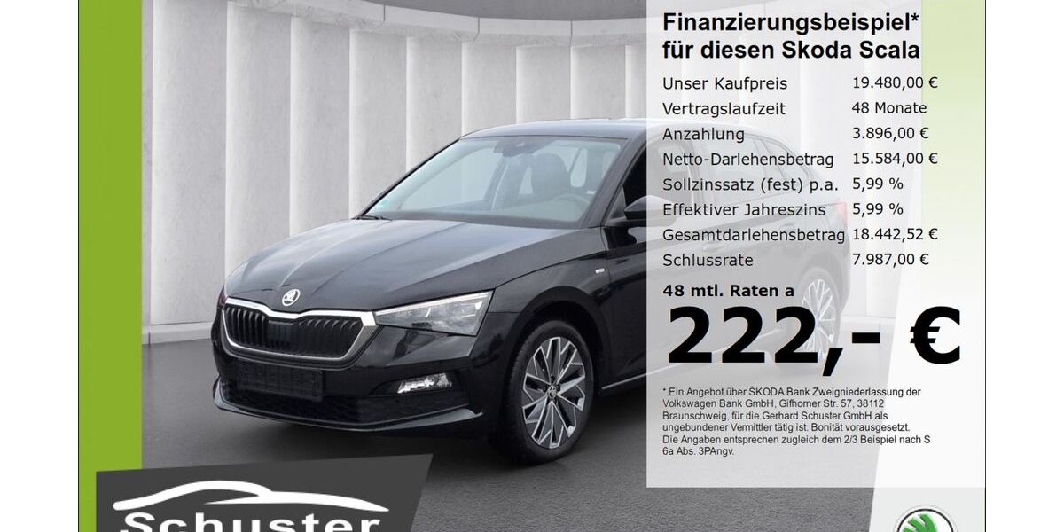 Skoda Scala 36.202 km 19.179 &euro; Ruhstorf 94099