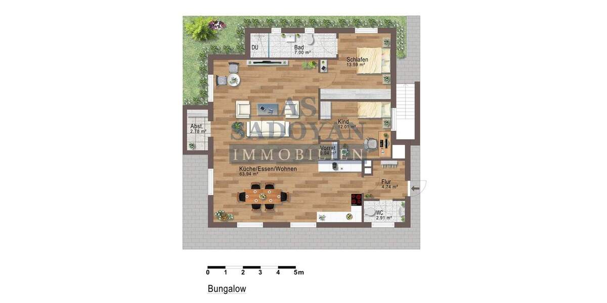 Bungalow Bergen Hasselhorst - 3 Zimmer, 106 m&sup2;, 97.000&euro; | Angebot:25769850