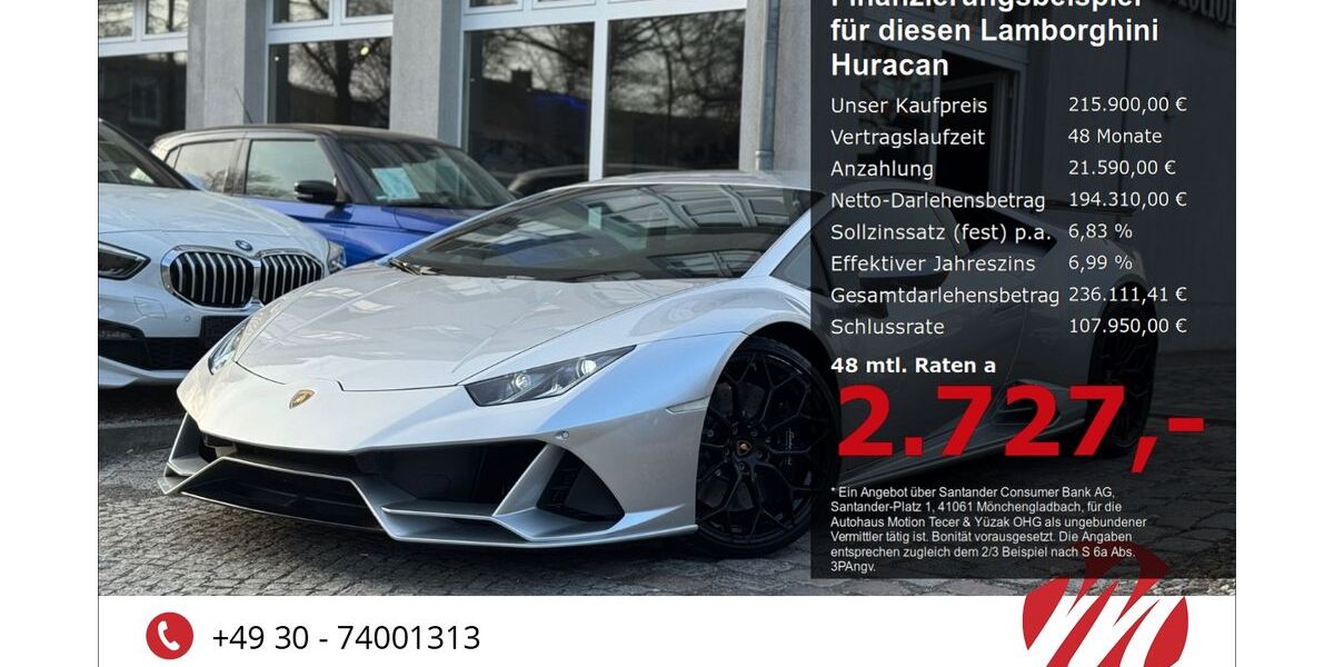 Lamborghini Huracán 47.482 km 215.900 &euro; Berlin 12305