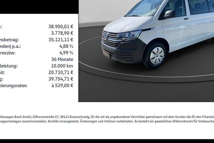 VW T6 Kombi 28.200 km 38.900 &euro; Mühlhausen/Thüringen 99974