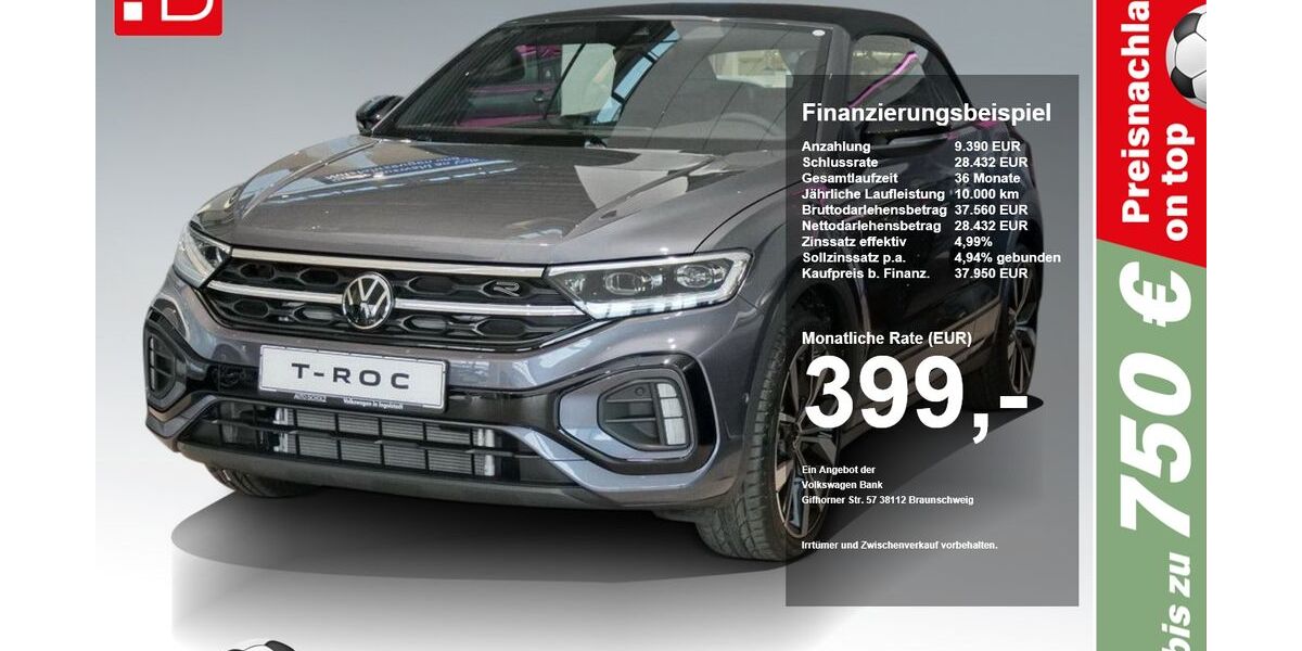 VW T-Roc 2.900 km 37.950 &euro; Ingolstadt 85053