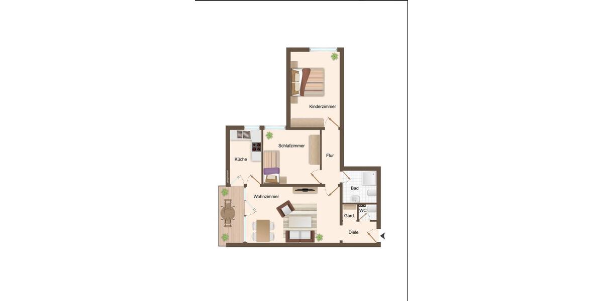 Terrassenwohnung Wehr - 3 Zimmer, 79 m&sup2;, 189.000&euro; | Angebot:26729604