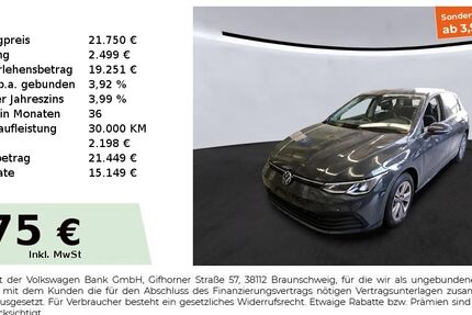 VW Golf 17.325 km 21.750 &euro; Fürth 90763