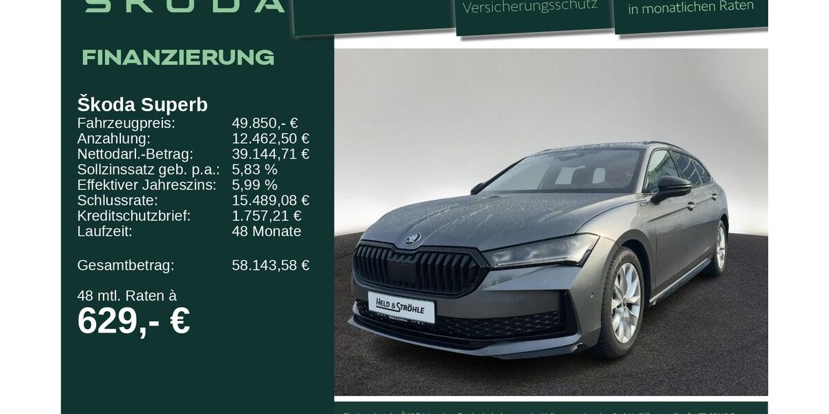 Skoda Superb 13.001 km 49.850 &euro; Neu-Ulm 89231