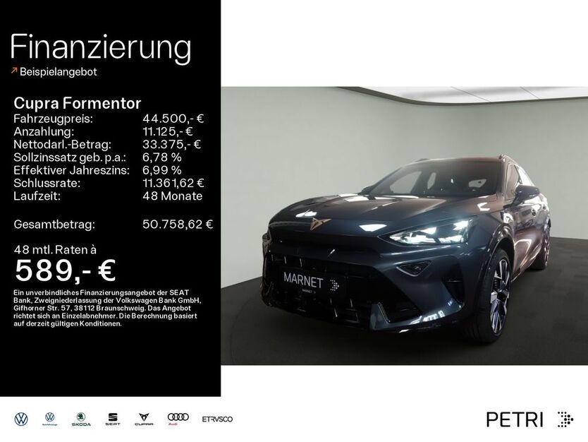 Cupra Formentor 3.500 km 44.500 € Hofheim-Diedenbergen 65719