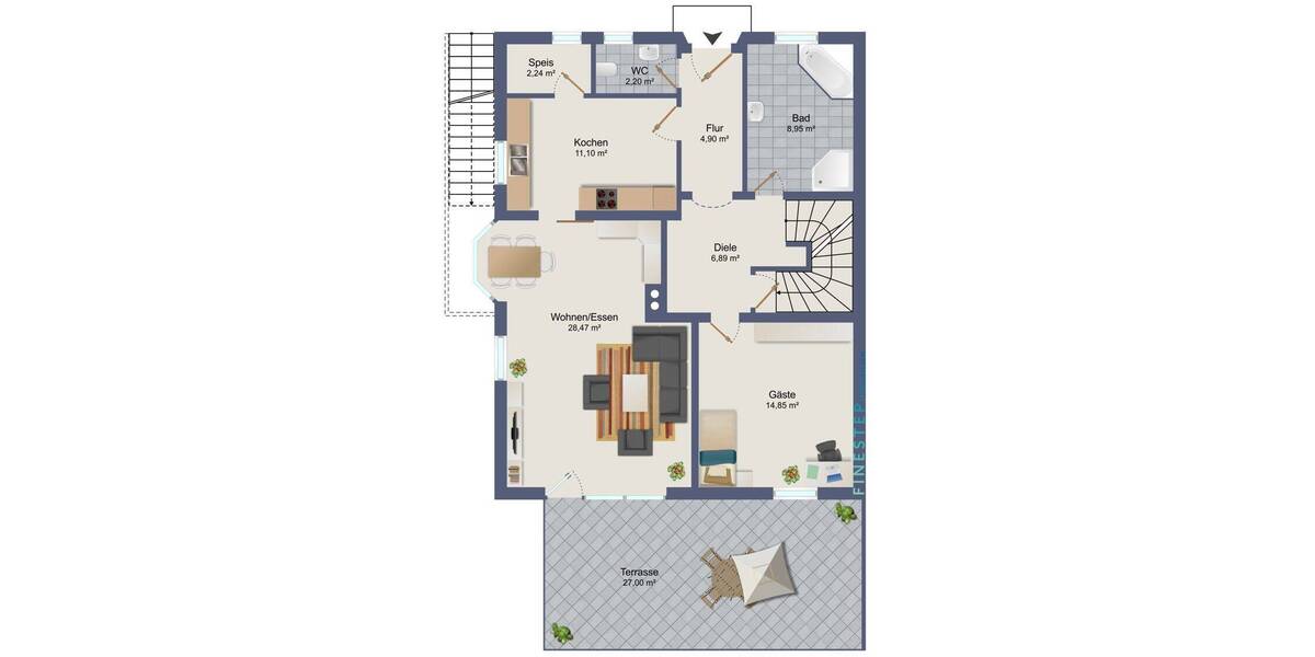 Doppelhaushälfte Stephanskirchen Eitzing - 6 Zimmer, 229 m&sup2;, 749.000&euro; | Angebot:26875275