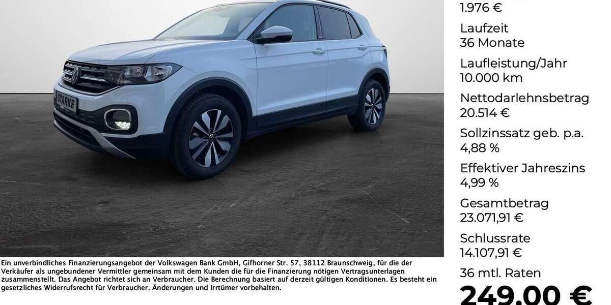 VW T-Cross 11.514 km 22.490 &euro; Vechta 49377