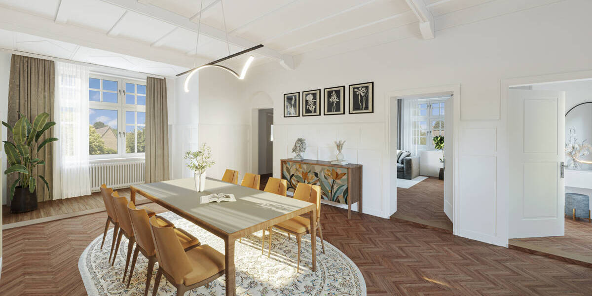 Exklusive Jugendstil-Wohnung mit TG-Platz im Bismarckviertel 6 zimmer