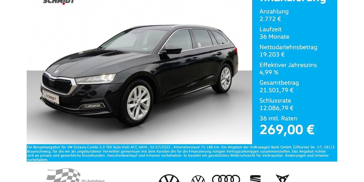 Skoda Octavia 75.188 km 21.975 € Bernsdorf 09337