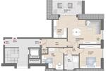 Dachgeschoßwohnung Rietberg - 2 Zimmer, 84 m&sup2;, 1.060&euro; | Angebot:26337258
