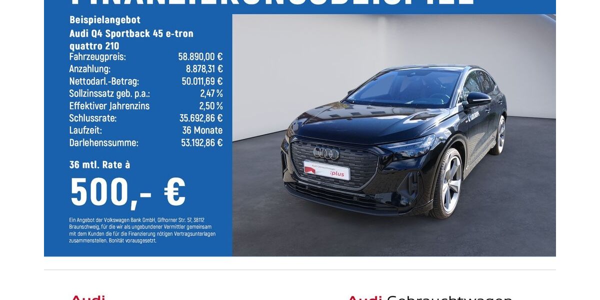 Audi Q4 4.500 km 58.890 &euro; Göttingen OT Grone 37081