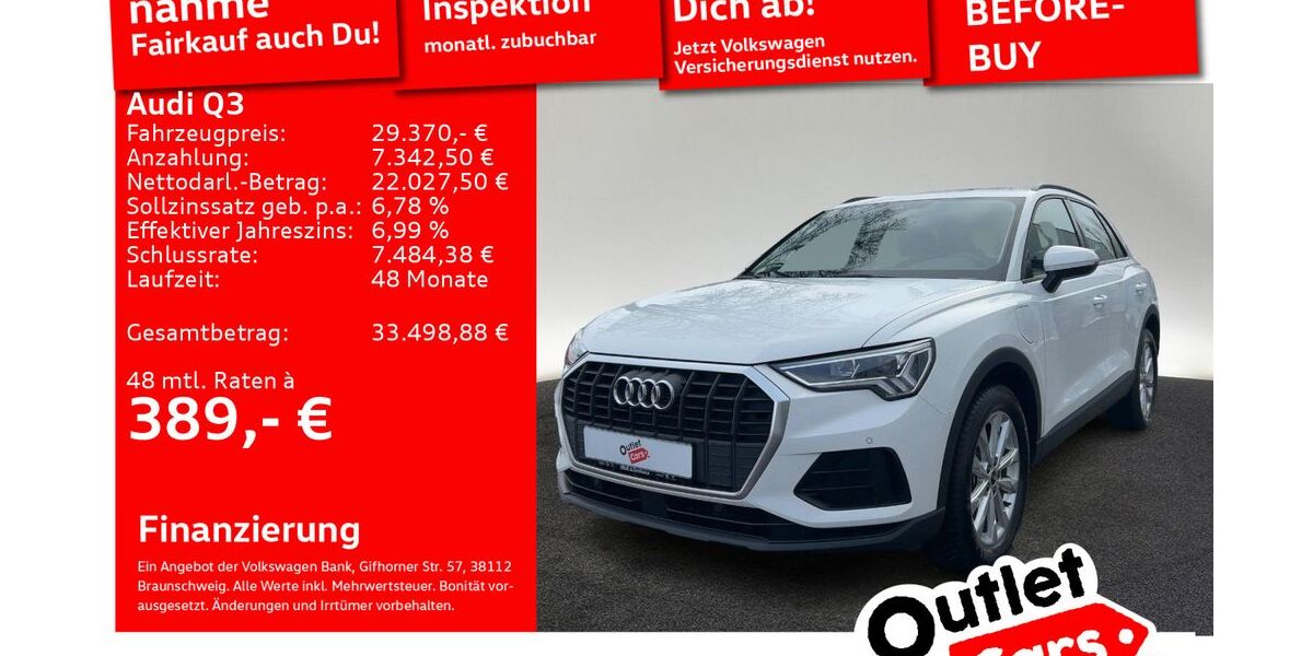 Audi Q3 30.550 km 29.370 &euro; Senden 89250