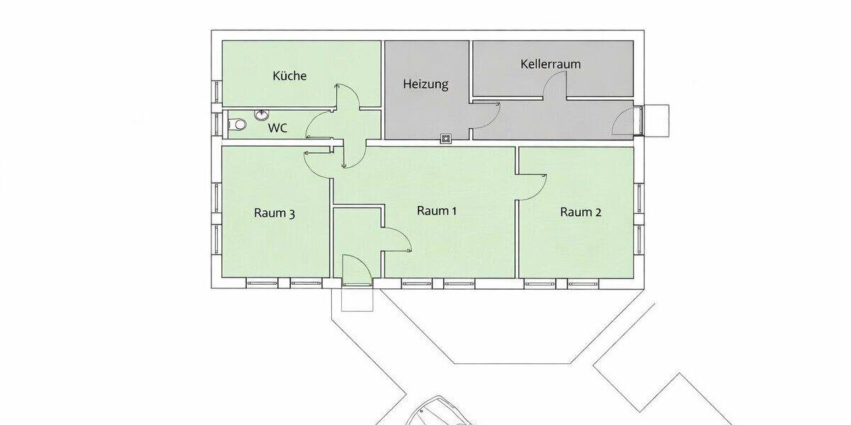 barrierefrei! Büro Praxis in Geratal zu vermieten (bisher Allianz Geraberg) - Gewerbeobjekt Geratal OT Geraberg Geraberg | Angebot:26835552