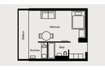 Etagenwohnung Starnberg - 1 Zimmer, 32 m&sup2;, 1.050&euro; | Angebot:24829856