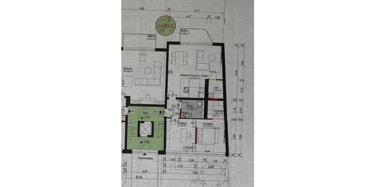 Etagenwohnung Düsseldorf Oberkassel - 2 Zimmer, 74 m&sup2;, 1.097&euro; | Angebot:26329682