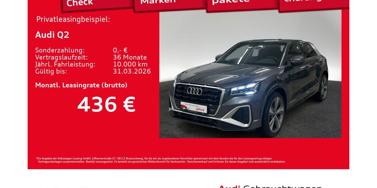 Audi Q2 5.691 km 37.950 &euro; Hamburg 20537
