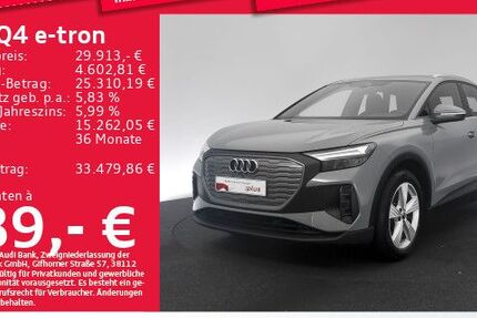 Audi Q4 e-tron 44.760 km 28.575 &euro; Eching 85386