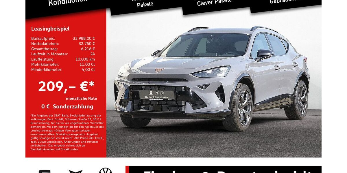 Cupra Formentor 23.351 km 33.988 &euro; Lohmar 53797