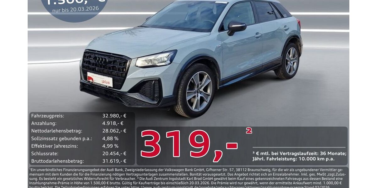 Audi Q2 31.964 km 31.890 &euro; Ingolstadt 85057