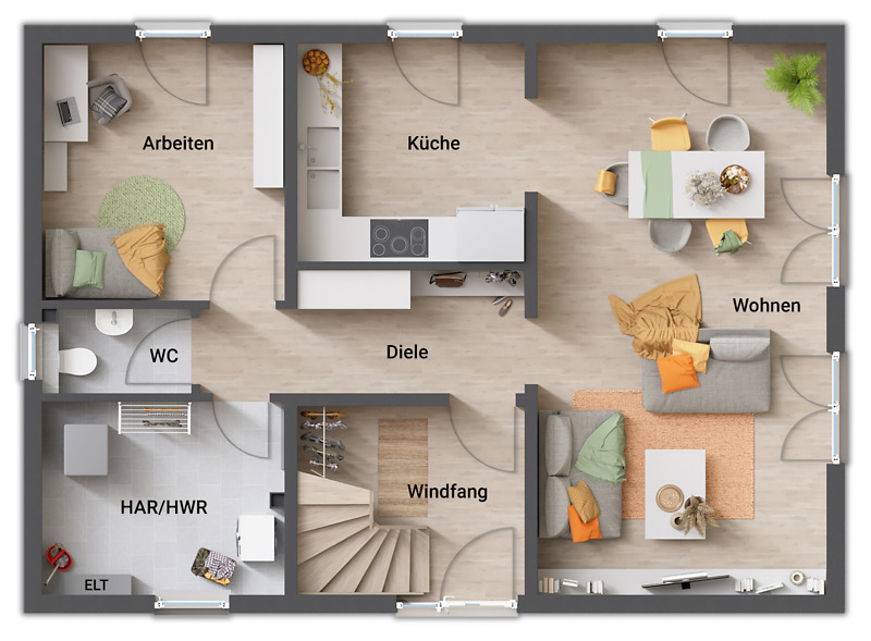 Das Einfamilienhaus mit dem schönen Satteldach in Schwabhausen - Freundlich und gemütlich