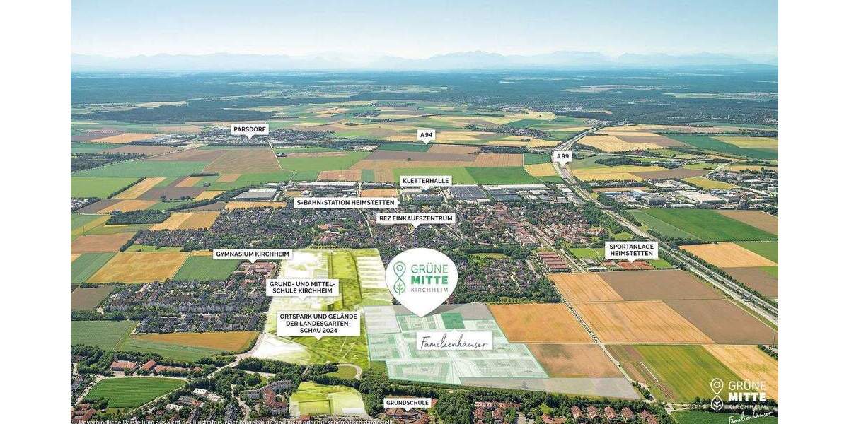 Reihenmittelhaus Kirchheim Heimstetten - 4 Zimmer, 114 m&sup2;, 989.000&euro; | Angebot:24683560