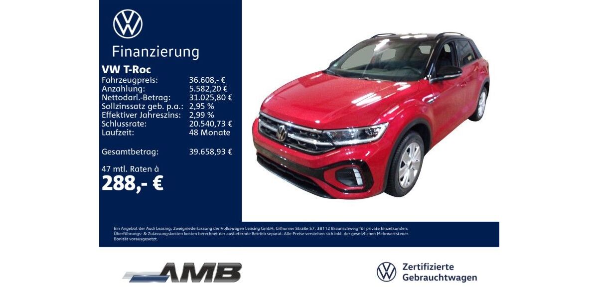VW T-Roc 8.210 km 35.890 &euro; Borna 04552