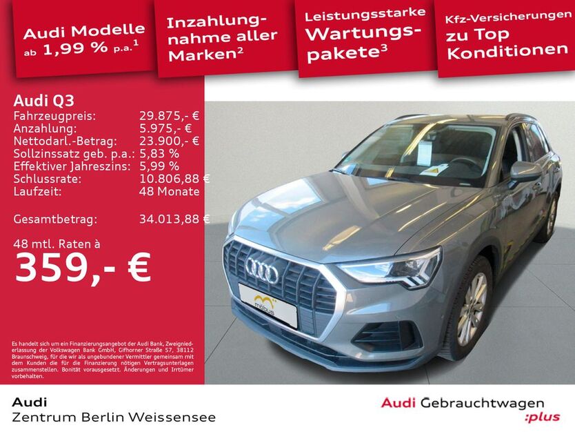 Audi Q3 48.186 km 29.875 € Berlin 13088