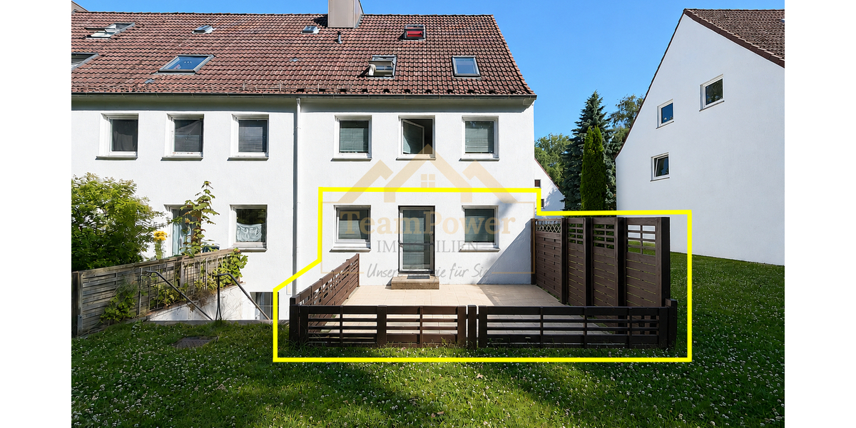 Terrassenwohnung mit Blick ins Grüne - JETZT SCHNELL SEIN ! - Terrassenwohnung Kiel Ellerbek | Angebot:27009662