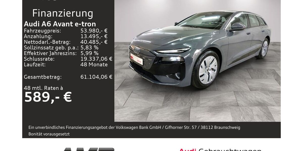 Audi A6 e-tron 8.730 km 53.980 &euro; Borna 04552