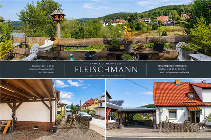 Gepflegte Doppelhaushälfte mit großer Terrasse und Carport in Zella-Mehlis - Haus Zella-Mehlis Mehlis | Angebot:27312178