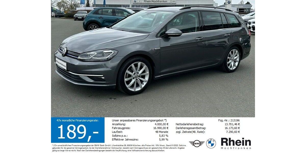 VW Golf 95.100 km 16.690 &euro; Hof 95032
