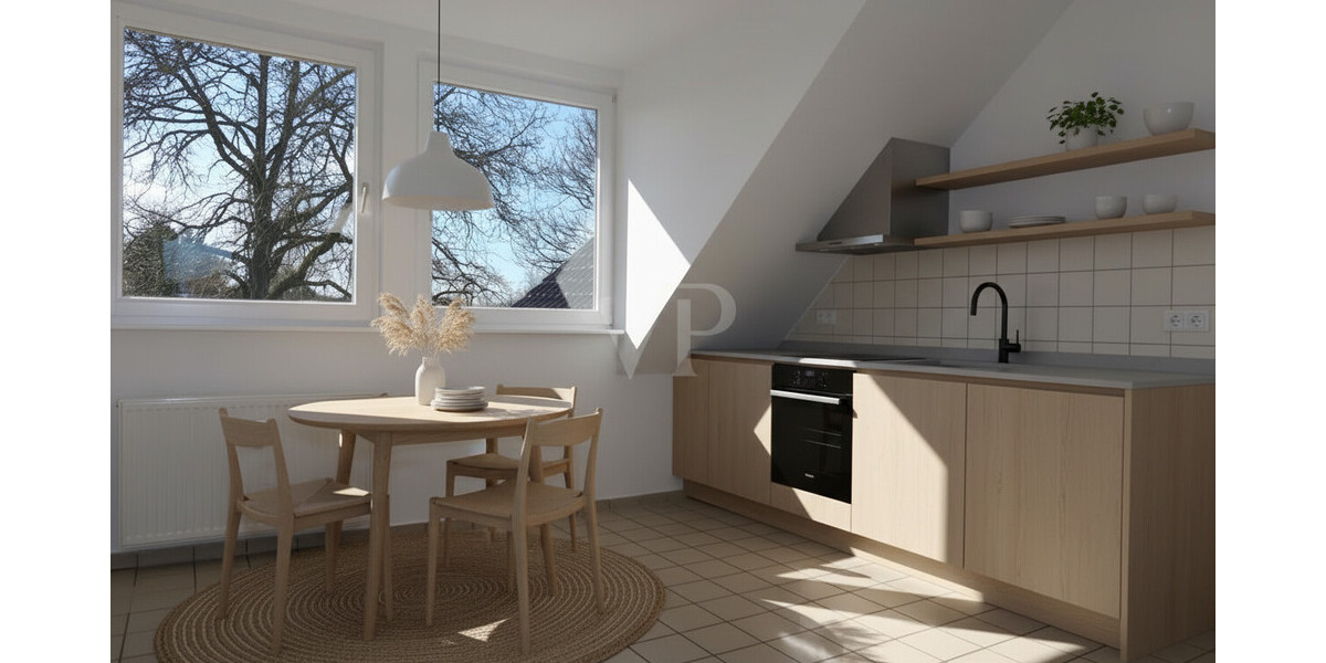 Gut geschnittene 3-Zimmer-Wohnung! – renoviert, gepflegt & sofort verfügbar - Dachgeschoßwohnung Emsbüren | Angebot:25922845