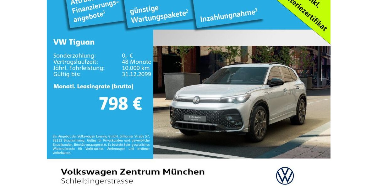 VW Tiguan 5.500 km 62.990 &euro; München 81669
