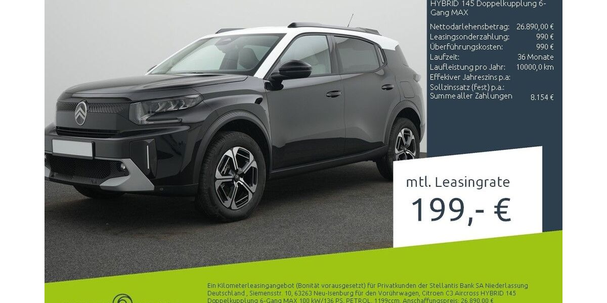 Citroen C3 Aircross 1.500 km 26.890 &euro; Dortmund 44263