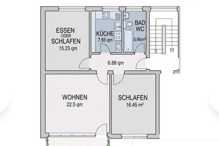 Wohnung Calw - 3 Zimmer, 75 m&sup2;, 250.000&euro; | Angebot:26164254