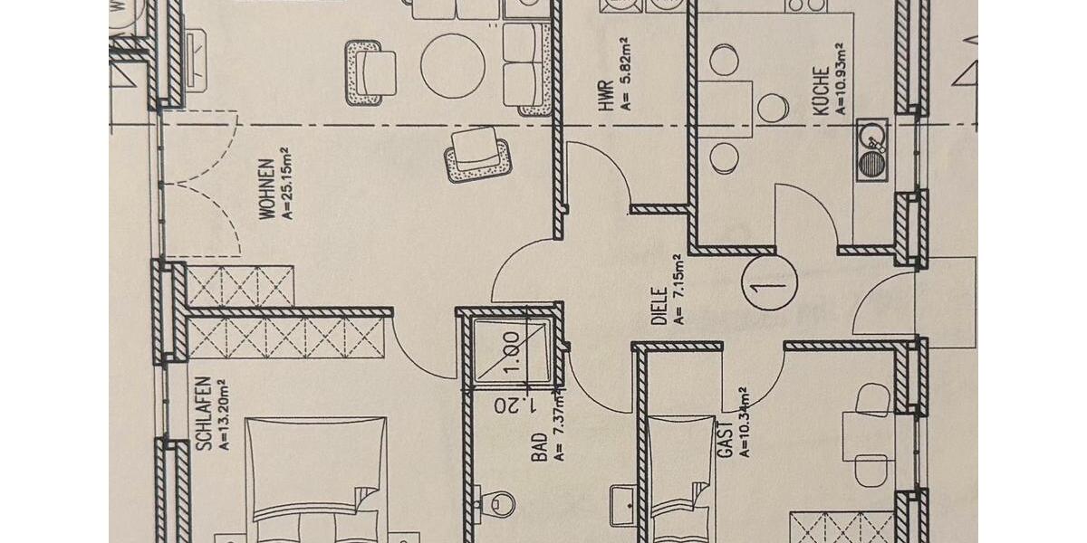 Doppelhaushälfte mit Garten&Terrasse Wanderup zu vermieten– 80m² 3 zimmer